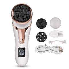 Electric Pedicure Tools Foot Care 3 Grinding Heads Waterproof Remove - VirtuousWares:Global