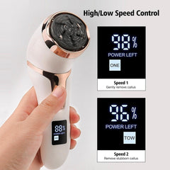 Electric Pedicure Tools Foot Care 3 Grinding Heads Waterproof Remove - VirtuousWares:Global