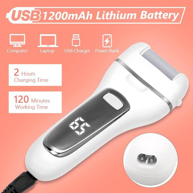 Electric Pedicure Tools Foot Care File Leg Heels Remove Hard Cracked - VirtuousWares:Global