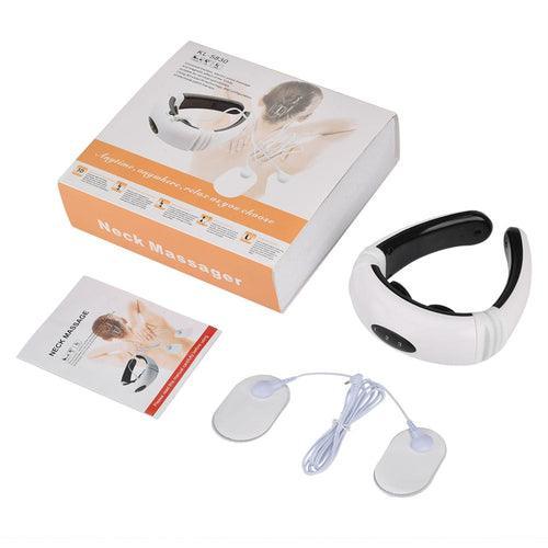 Electric Pulse Back and Neck Massager Far Infrared Heating Pain Relief - VirtuousWares:Global