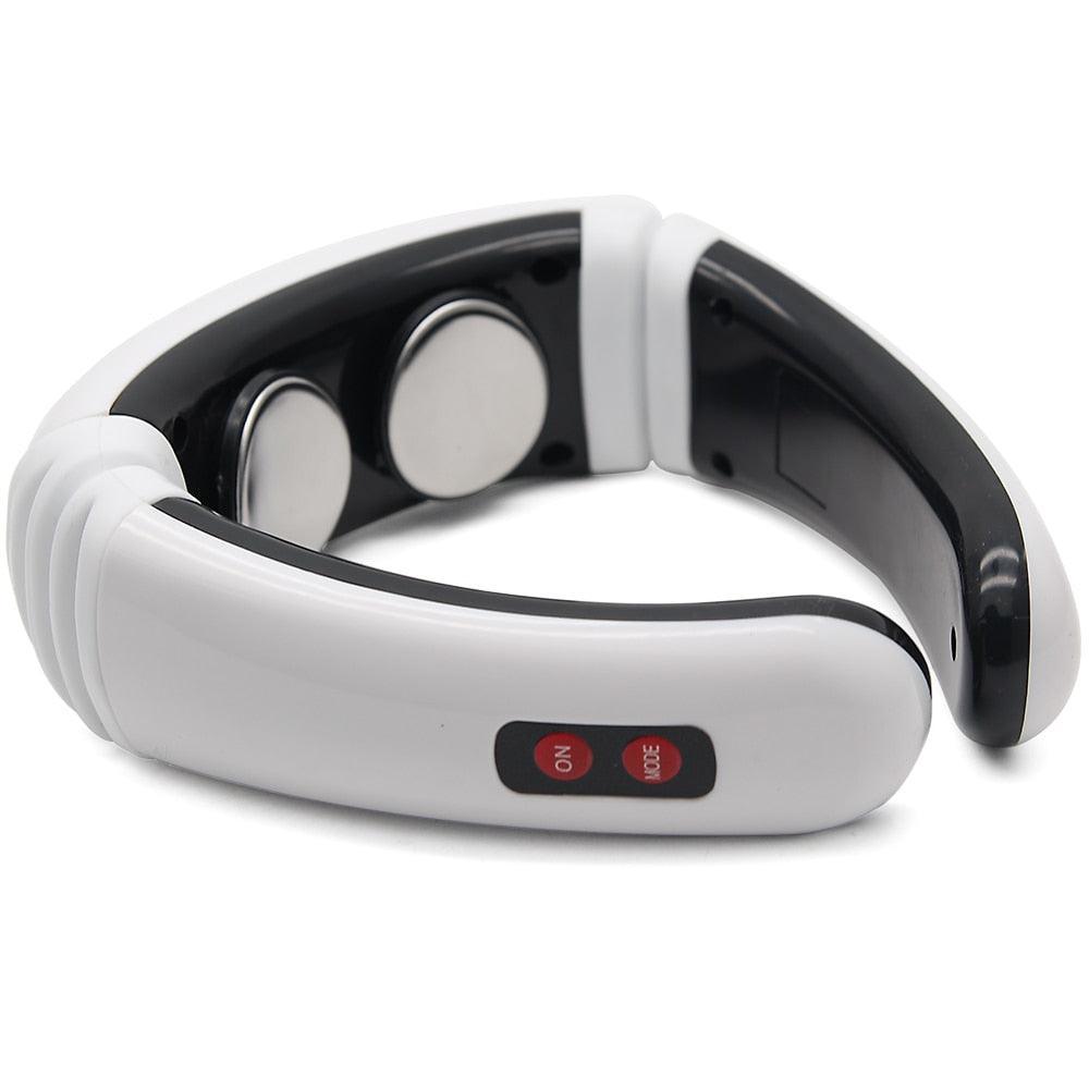 Electric Pulse Back And Neck Massager Far Infrared Pain Relief Tool - VirtuousWares:Global