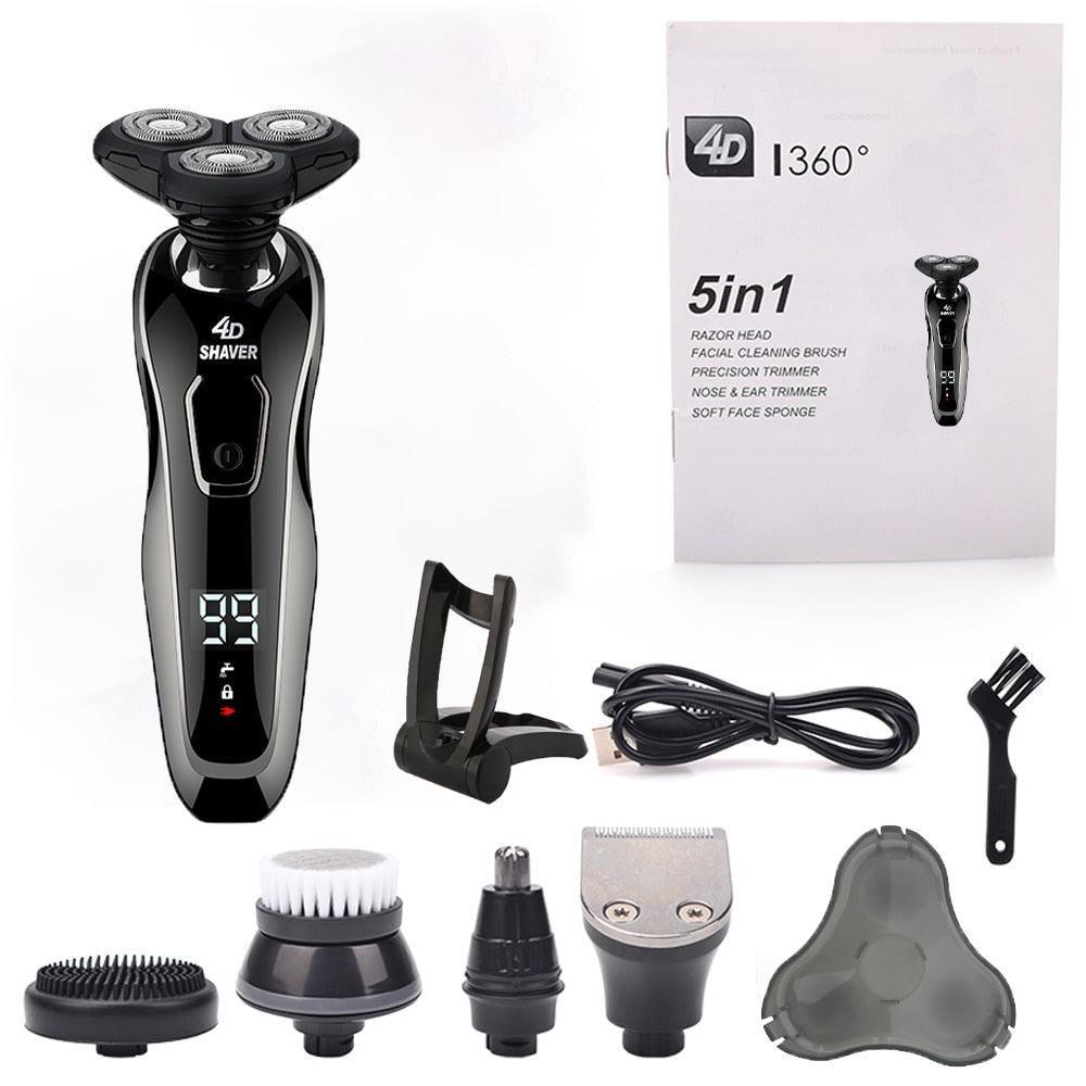 Electric Razor Electric Shaver Rechargeable Shaving Machine for Men - VirtuousWares:Global