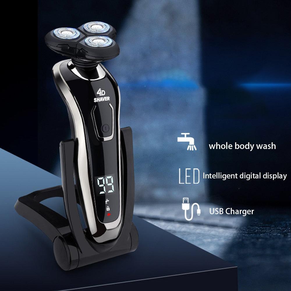 Electric Razor Electric Shaver Rechargeable Shaving Machine for Men - VirtuousWares:Global
