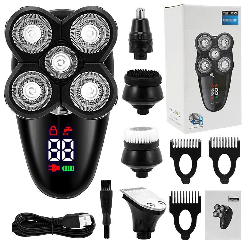 Electric Razor for Men Bald Head Shaver LED Display - VirtuousWares:Global