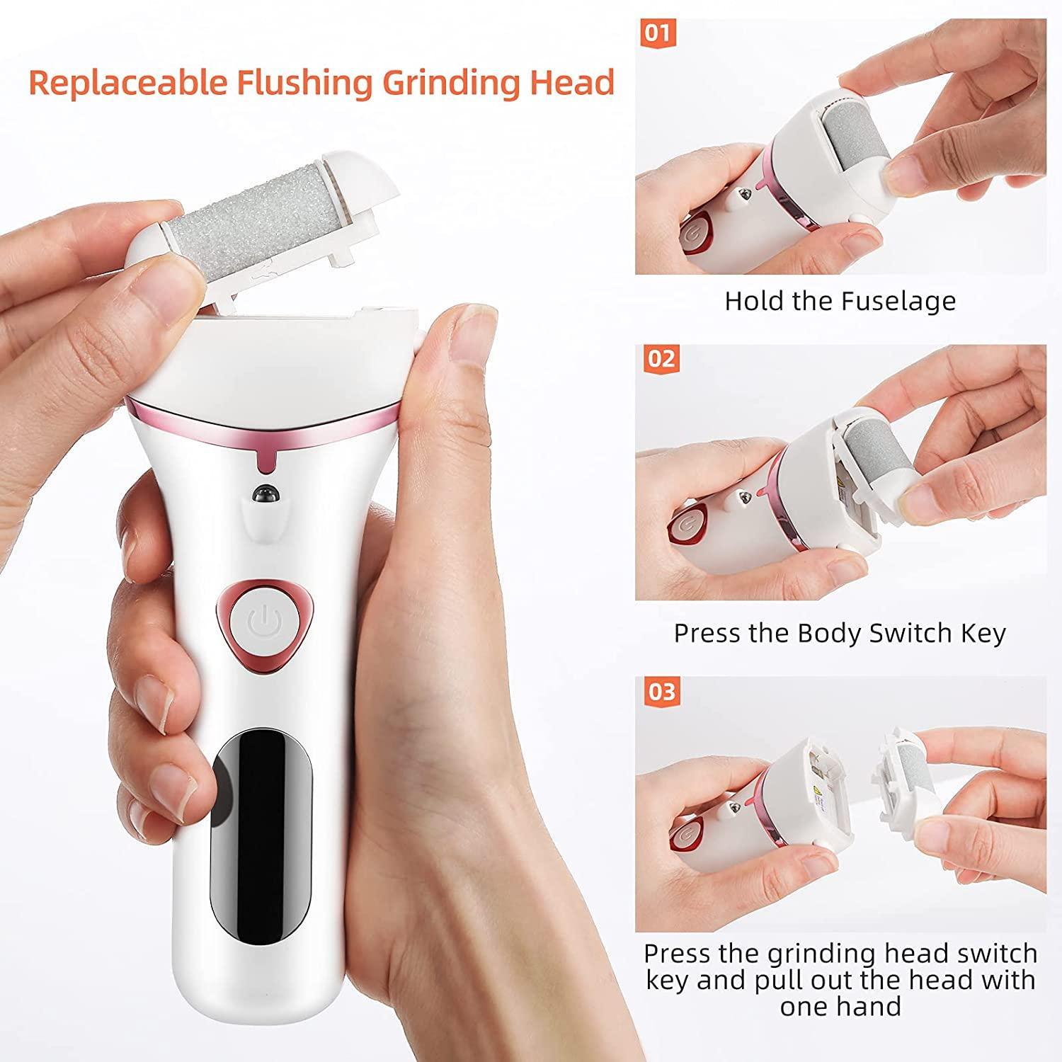 Electric Rechargeable Foot Grinder Exfoliating Foot Repair Machine - VirtuousWares:Global