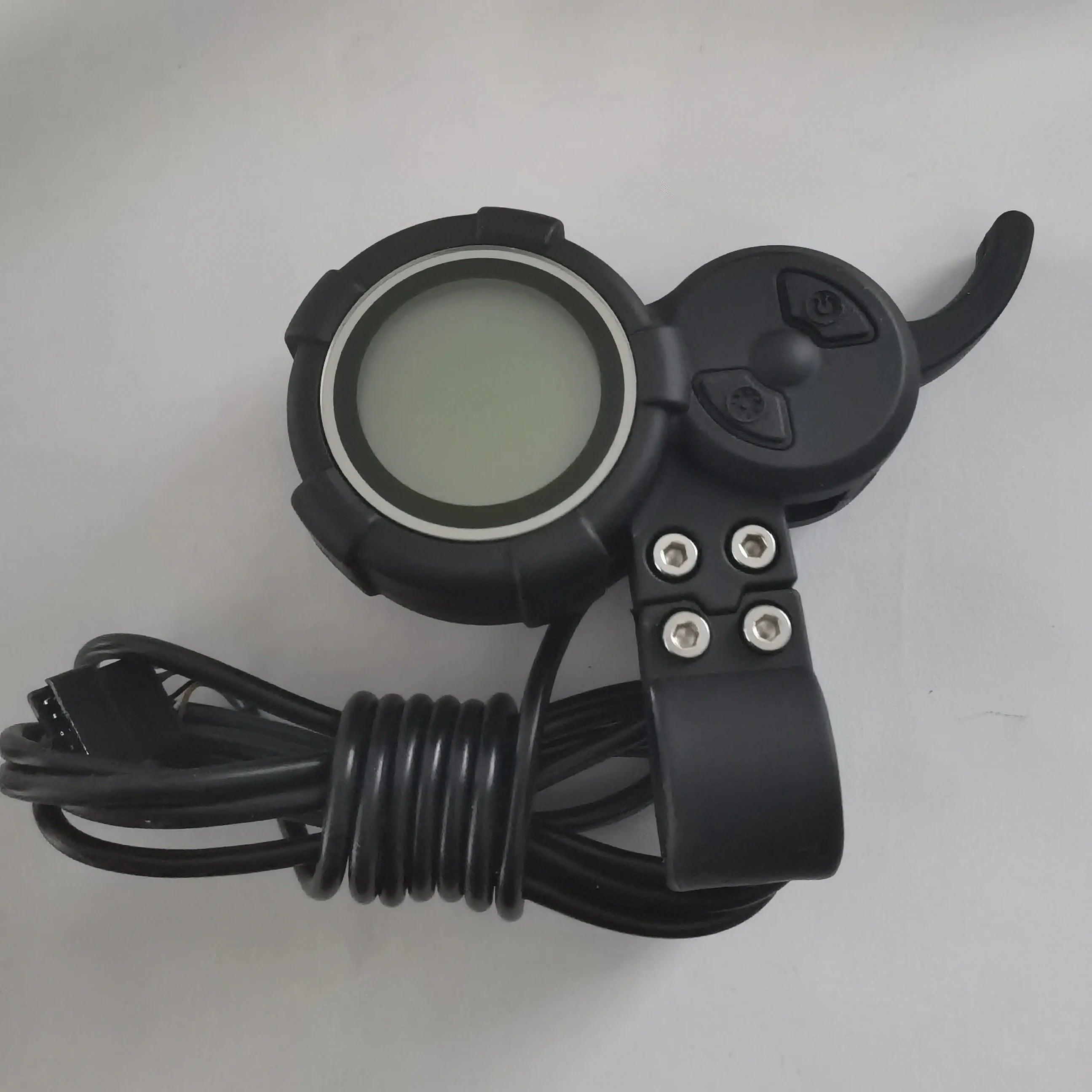 Electric Scooter 5pin/6pin 60V Finger Throttle LCD Display QSS4 LH100 - VirtuousWares:Global