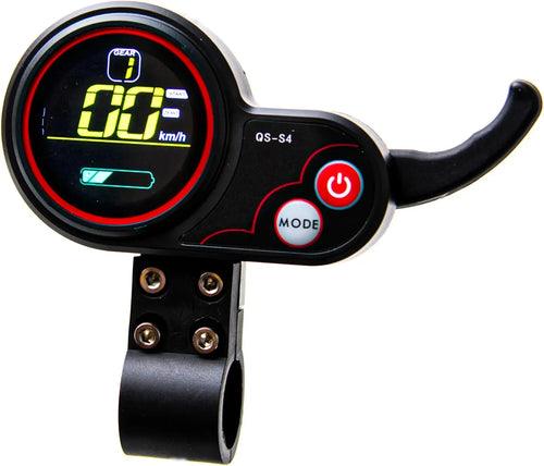 Electric Scooter 5pin/6pin 60V Finger Throttle LCD Display QSS4 LH100 - VirtuousWares:Global