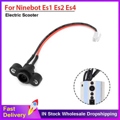 Electric Scooter Power Charging Cable Port for Ninebot Es1 Es2 Es3 Es4 - VirtuousWares:Global