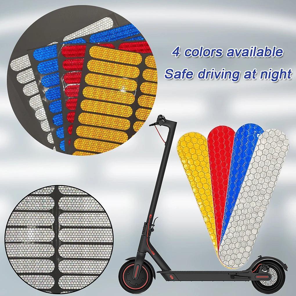 Electric Scooter Reflective Stickers Body Wheel Hub Accessories For Xiaomi M365/Pro Night Safety Warning Sticker For Ninebot G30 - VirtuousWares:Global