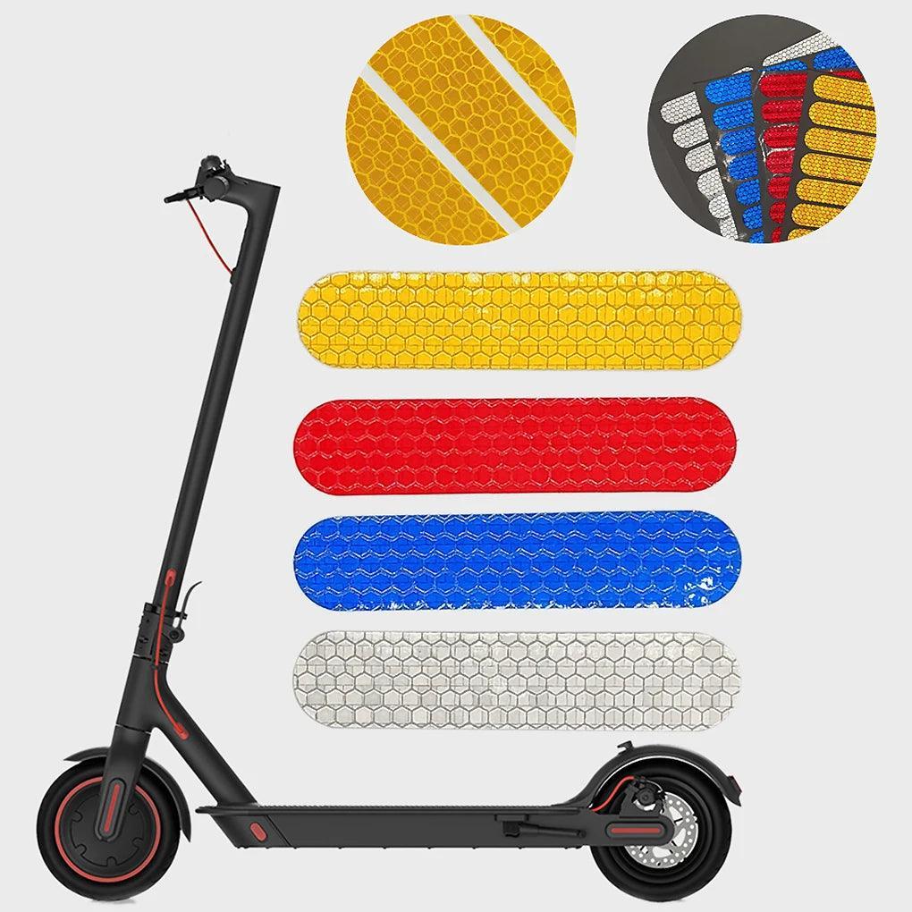 Electric Scooter Reflective Stickers Body Wheel Hub Accessories For Xiaomi M365/Pro Night Safety Warning Sticker For Ninebot G30 - VirtuousWares:Global
