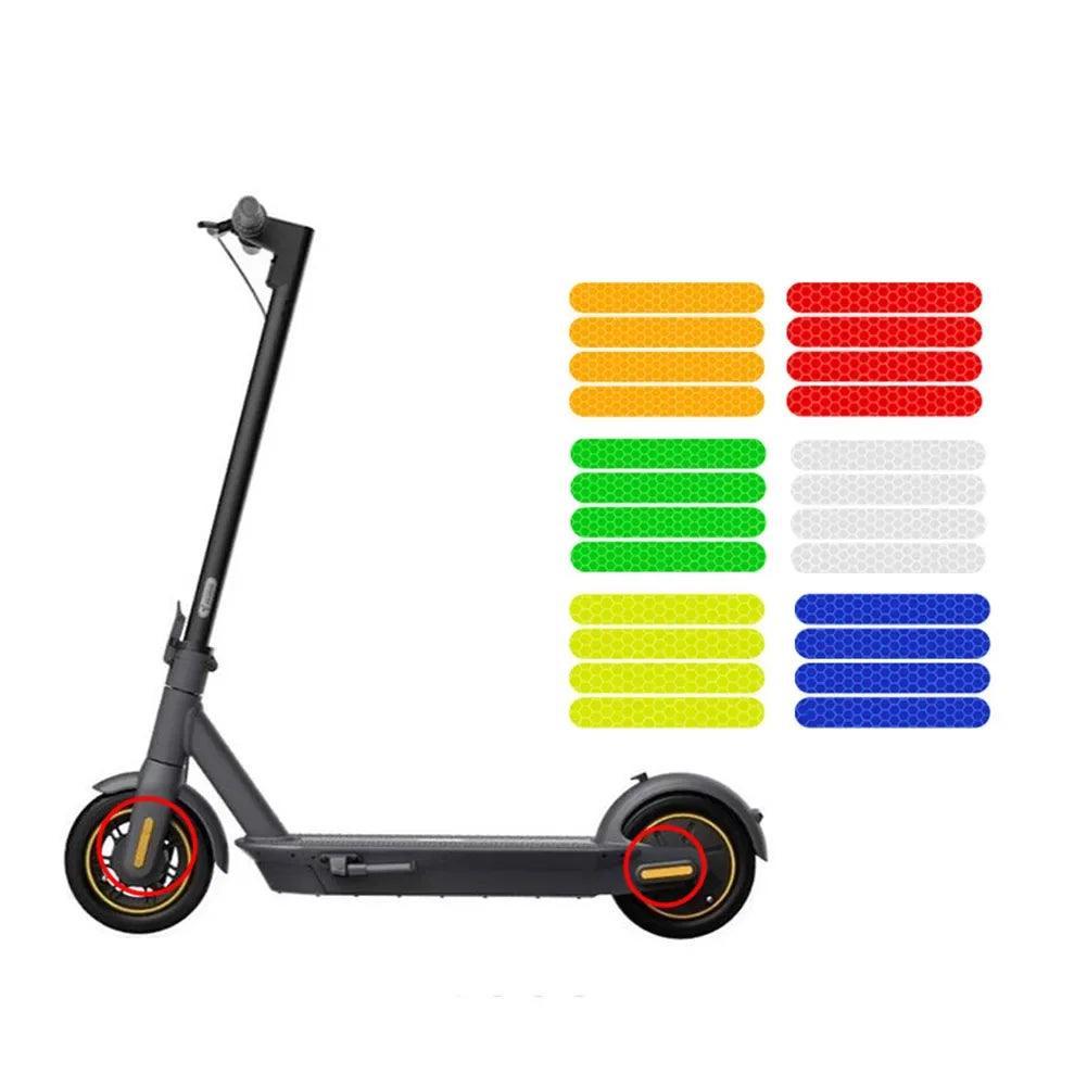 Electric Scooter Side Reflective Strap Stickers For Ninebot Max G30 - VirtuousWares:Global