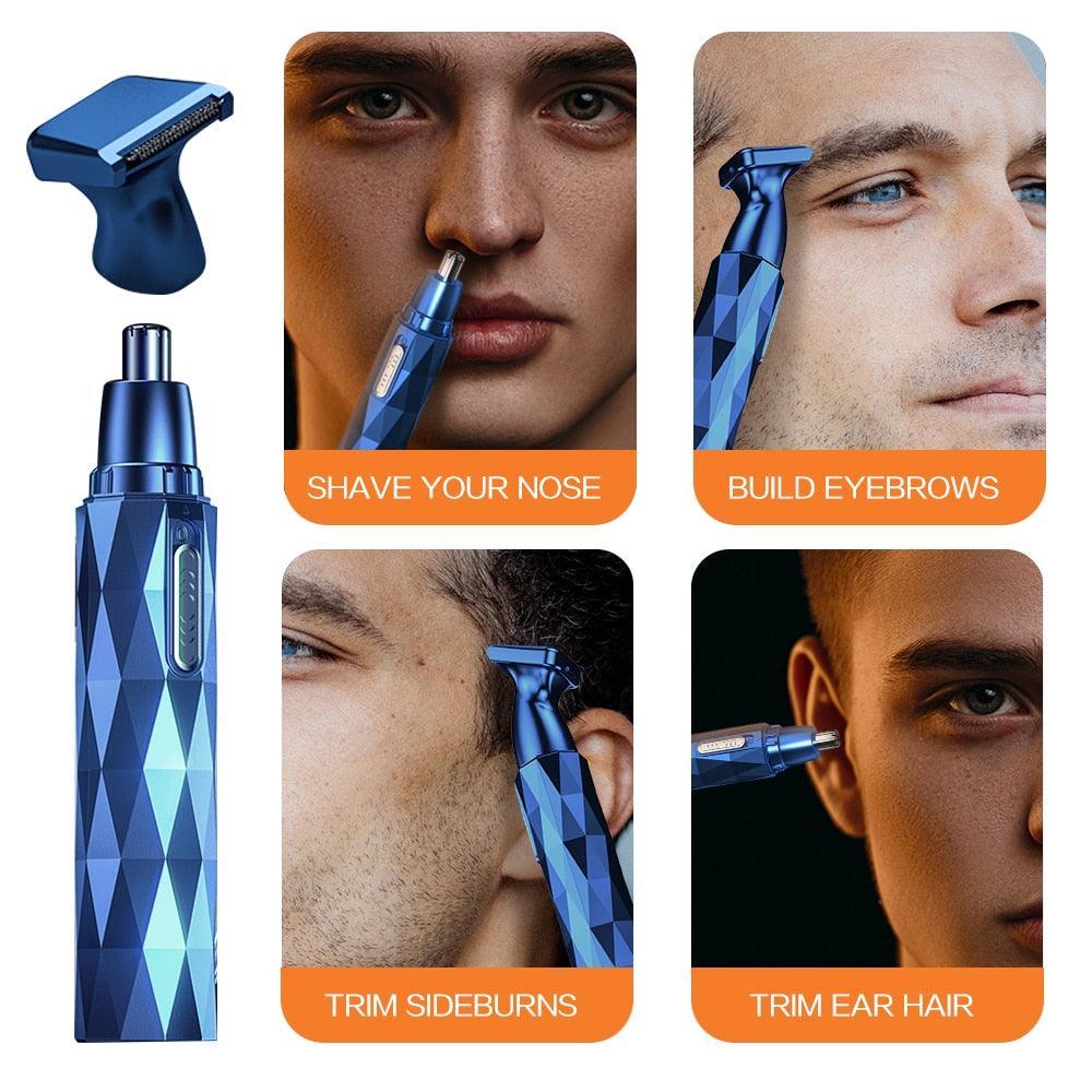 Electric Shaving Nose Ear Trimmer Safe Face Care Rechargeable Nose - VirtuousWares:Global