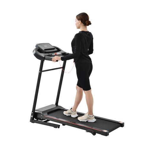 Electric treadmill with MP3 and cylinder fold type - VirtuousWares:Global