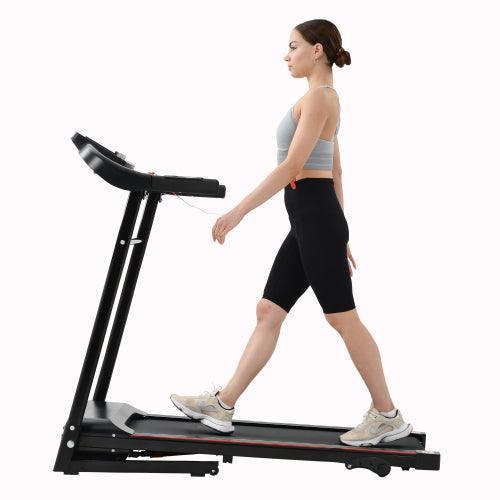 Electric treadmill with MP3 and cylinder fold type - VirtuousWares:Global
