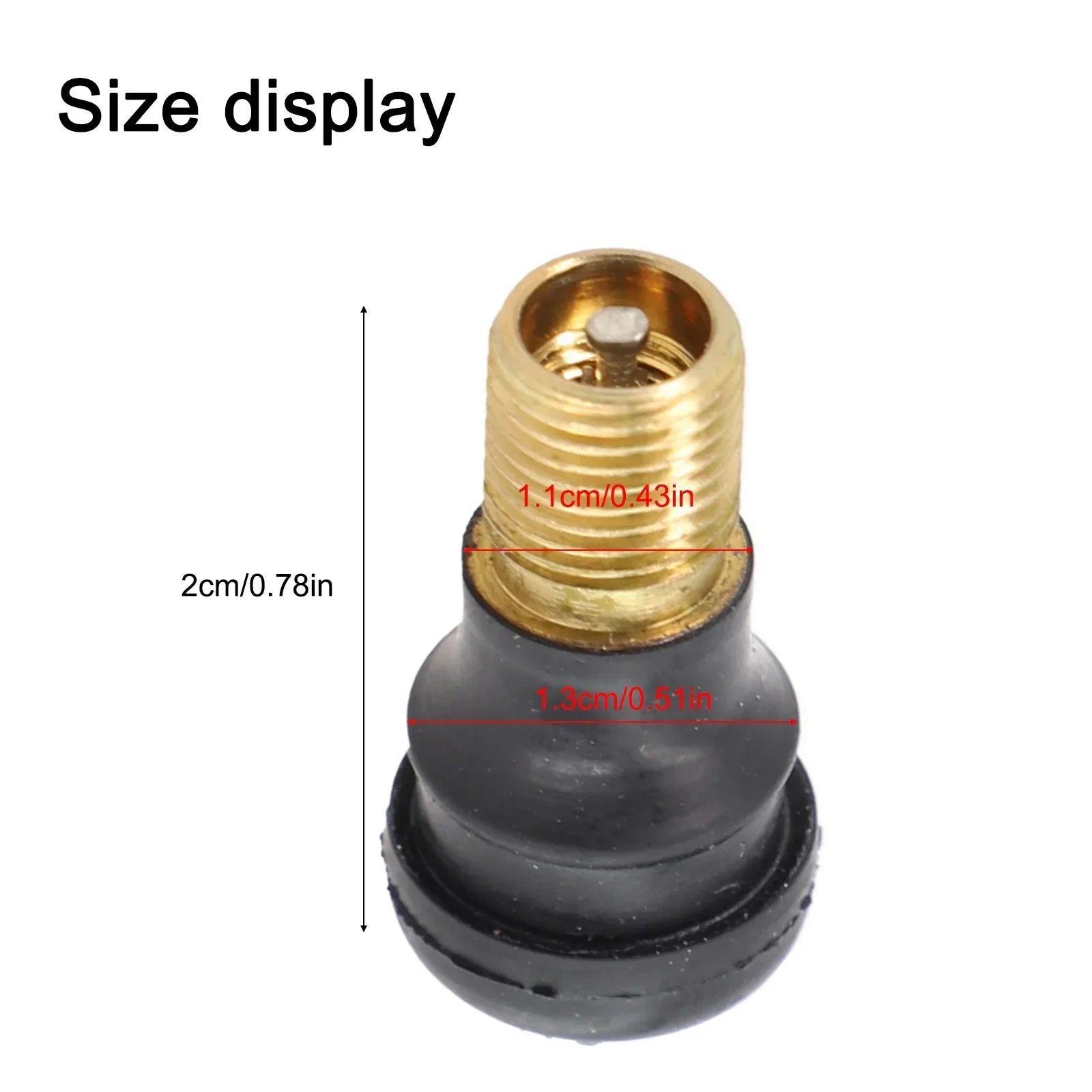 Electric Vehicle Scooter Vacuum Tire Valve Straight Mouth Valves - VirtuousWares:Global