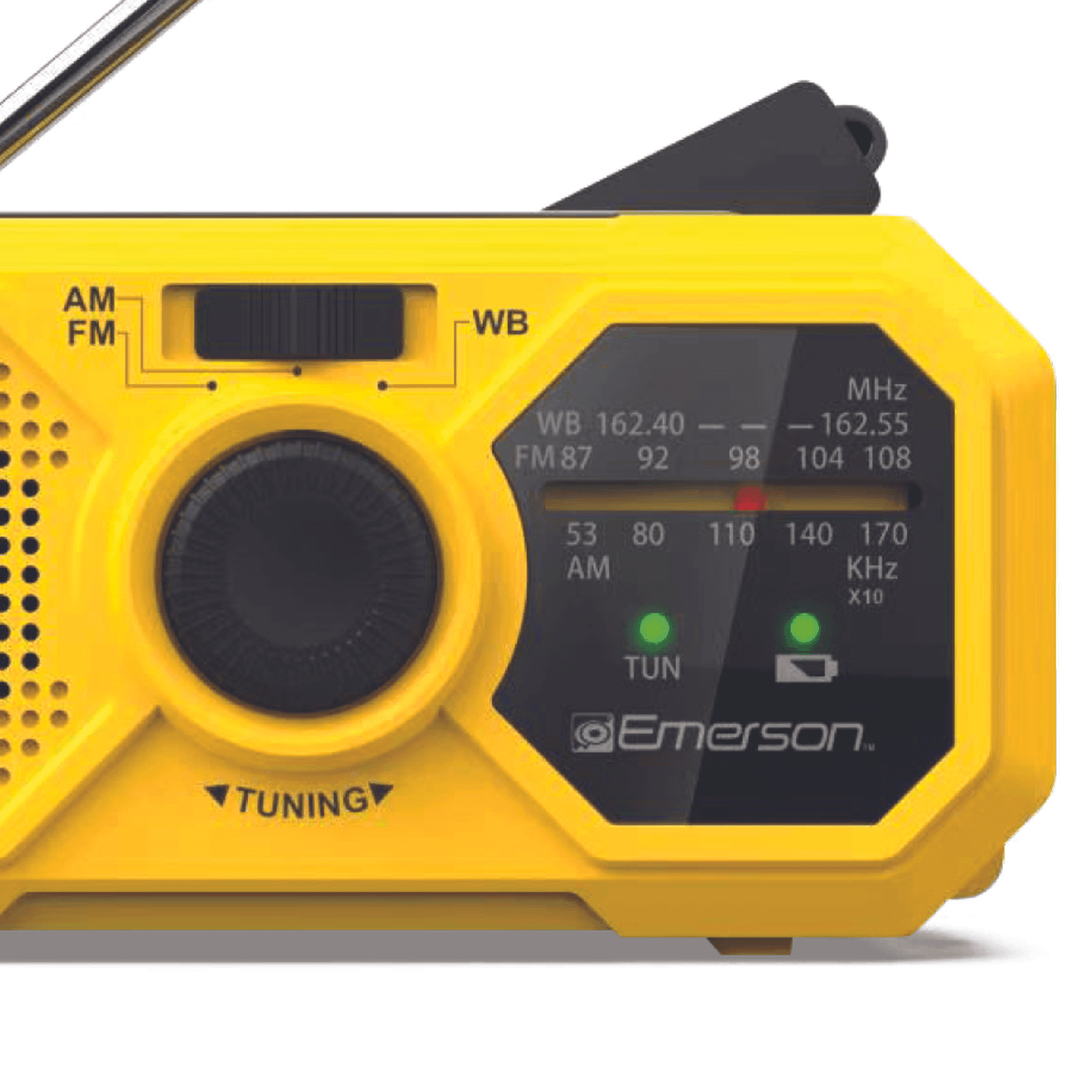 Emerson Emergency AM / FM Radio with Weather Band and Power Bank - VirtuousWares:Global