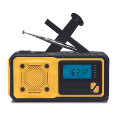 Emerson Emergency AM / FM Radio with Weather Band / Flashlight / Power - VirtuousWares:Global