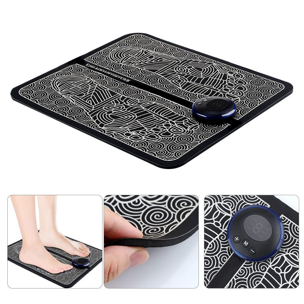 EMS Foot Massage Mat Physiotherapy Foot Massage Relax Body Relieve - VirtuousWares:Global