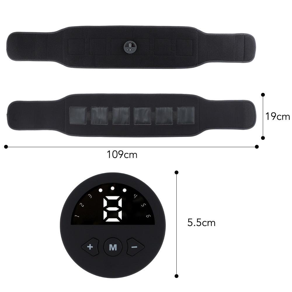 EMS Pulse Body Massager Belt Anti Celluite Smart Abdomen Muscle - VirtuousWares:Global