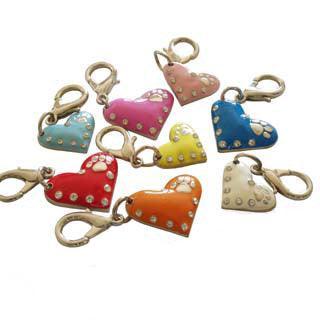 Enamel Heart Charm - Pink - Large - VirtuousWares:Global