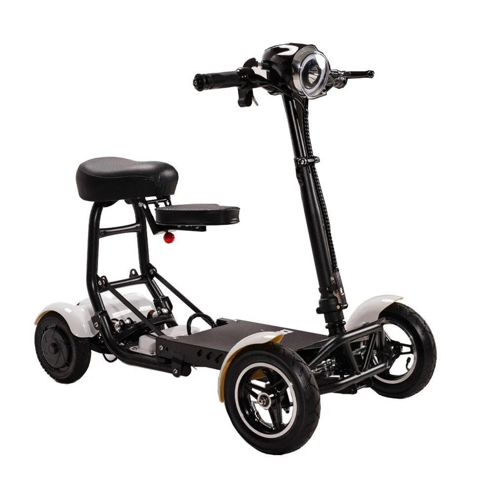 enhance foldable perfect travel transformer 4 wheel electric folding mobility scooter convenient for elderly travel - VirtuousWares:Global