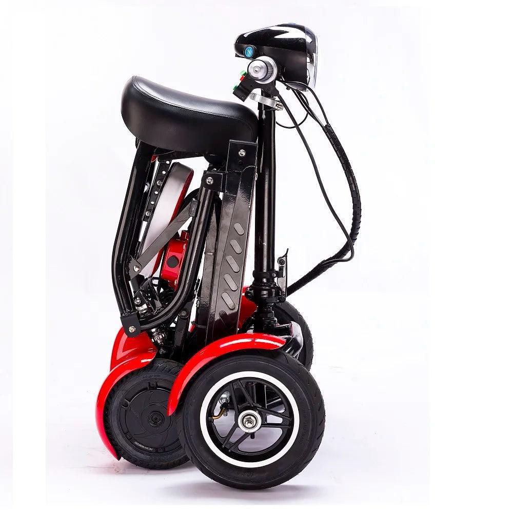 enhance foldable perfect travel transformer 4 wheel electric folding mobility scooter convenient for elderly travel - VirtuousWares:Global