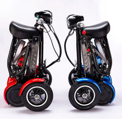 enhance foldable perfect travel transformer 4 wheel electric folding mobility scooter convenient for elderly travel - VirtuousWares:Global