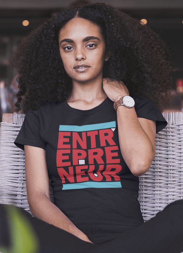 Entrepreneur Lady Women T-shirt - VirtuousWares:Global