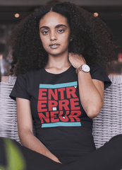 Entrepreneur Lady Women T-shirt - VirtuousWares:Global