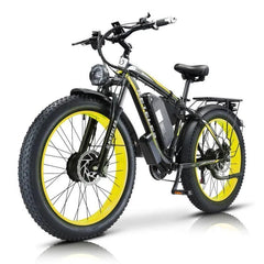 EU Warehouse 26 Inches Dual Motor 23AH Moped Aluminum Alloy Oil Brake Fat Tire Snowmobiles E Bike - VirtuousWares:Global