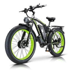 EU Warehouse 26 Inches Dual Motor 23AH Moped Aluminum Alloy Oil Brake Fat Tire Snowmobiles E Bike - VirtuousWares:Global