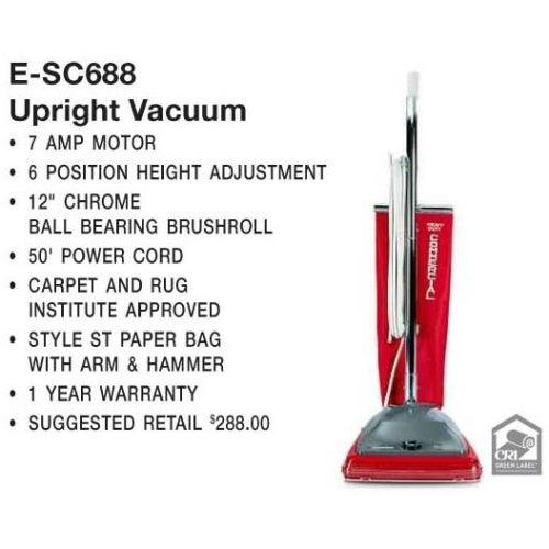 Eureka: E-SC688 Vac, Sanitaire Vacuum 7Amp 50' Cord VGII Paper Bag - VirtuousWares:Global