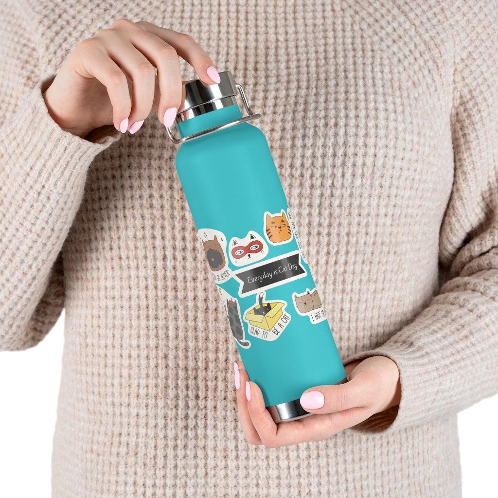 Everyday is Cat Day Insulated Thermos Bottle 22oz - VirtuousWares:Global