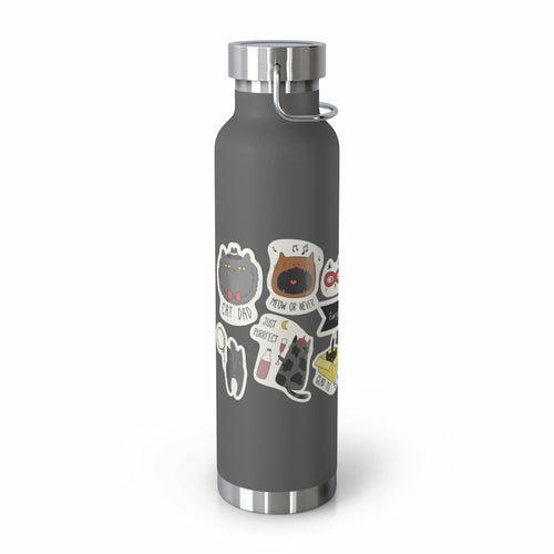 Everyday is Cat Day Insulated Thermos Bottle 22oz - VirtuousWares:Global