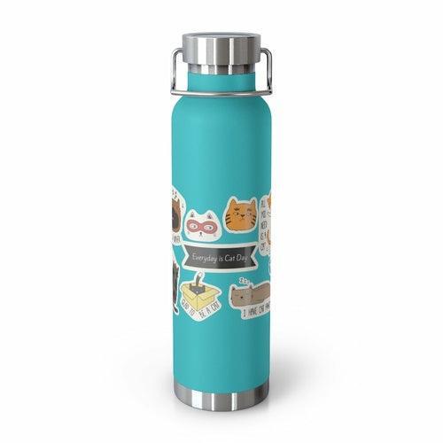 Everyday is Cat Day Insulated Thermos Bottle 22oz - VirtuousWares:Global