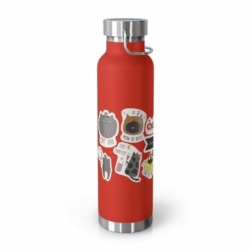 Everyday is Cat Day Insulated Thermos Bottle 22oz - VirtuousWares:Global