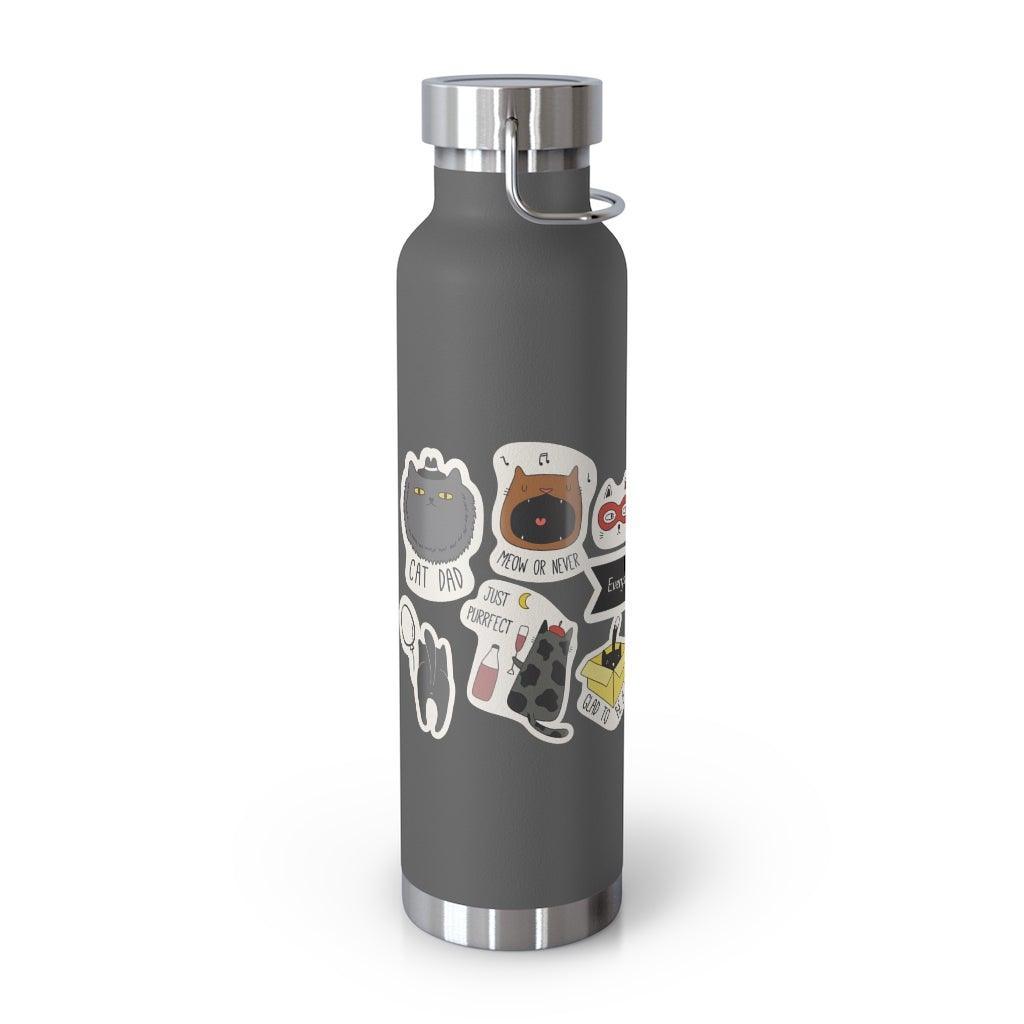 Everyday is Cat Day Insulated Thermos Bottle 22oz - VirtuousWares:Global