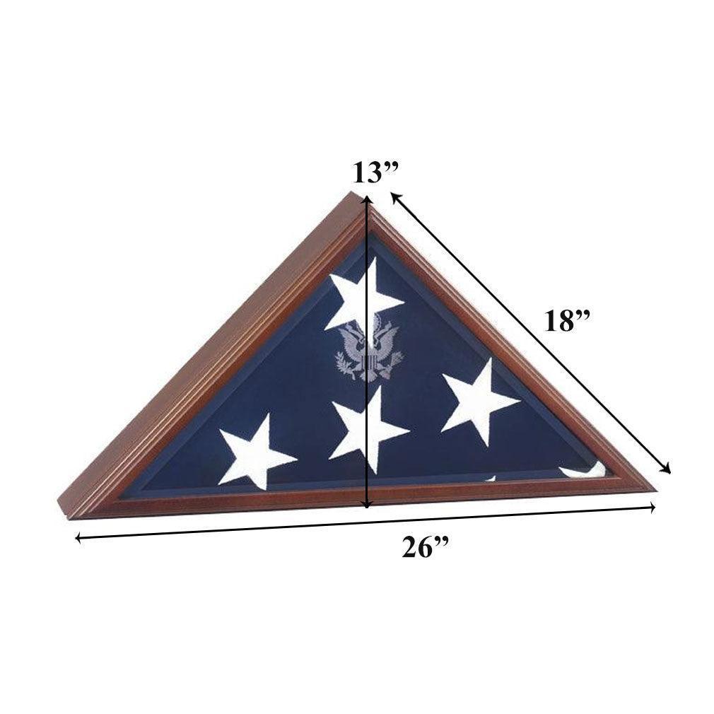 Extra Large American Burial Flag Case, Extra Large Vice Presidential - VirtuousWares:Global