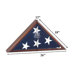 Extra Large American Burial Flag Case, Extra Large Vice Presidential - VirtuousWares:Global
