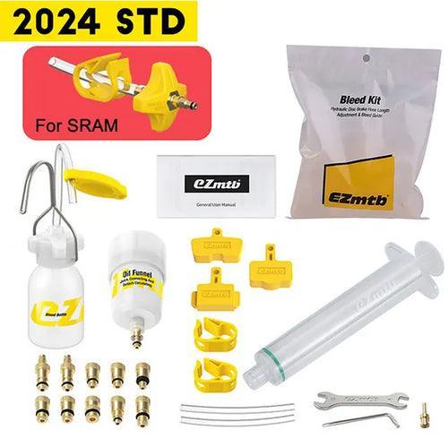 Ezmtb Bicycle Hydraulic Disc Brake Oil Bleed Kit Tools For ,SRAM, - VirtuousWares:Global