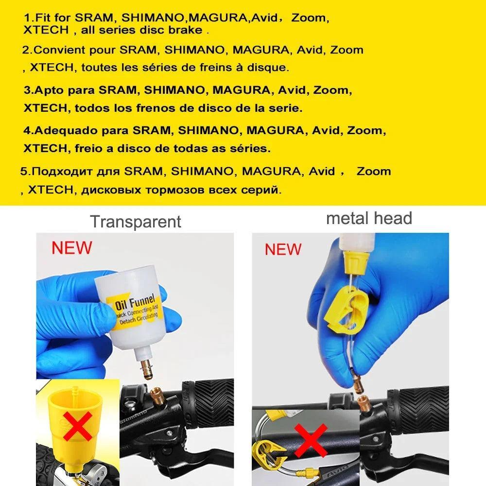 Ezmtb Bicycle Hydraulic Disc Brake Oil Bleed Kit Tools For ,SRAM, - VirtuousWares:Global