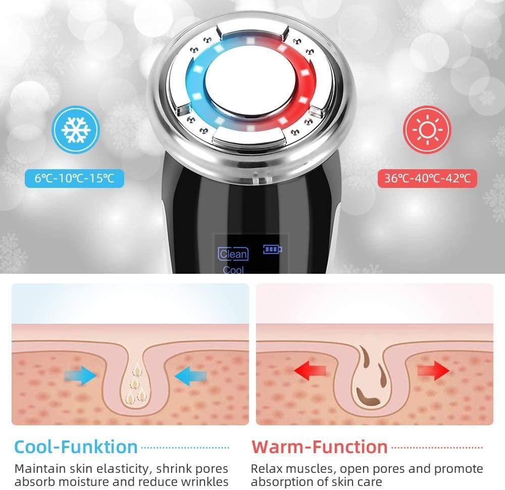 Facial Massager Ultrasonic Vibration Wrinkle Remover Anti-Ageing - VirtuousWares:Global