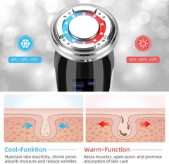 Facial Massager Ultrasonic Vibration Wrinkle Remover Anti-Ageing - VirtuousWares:Global