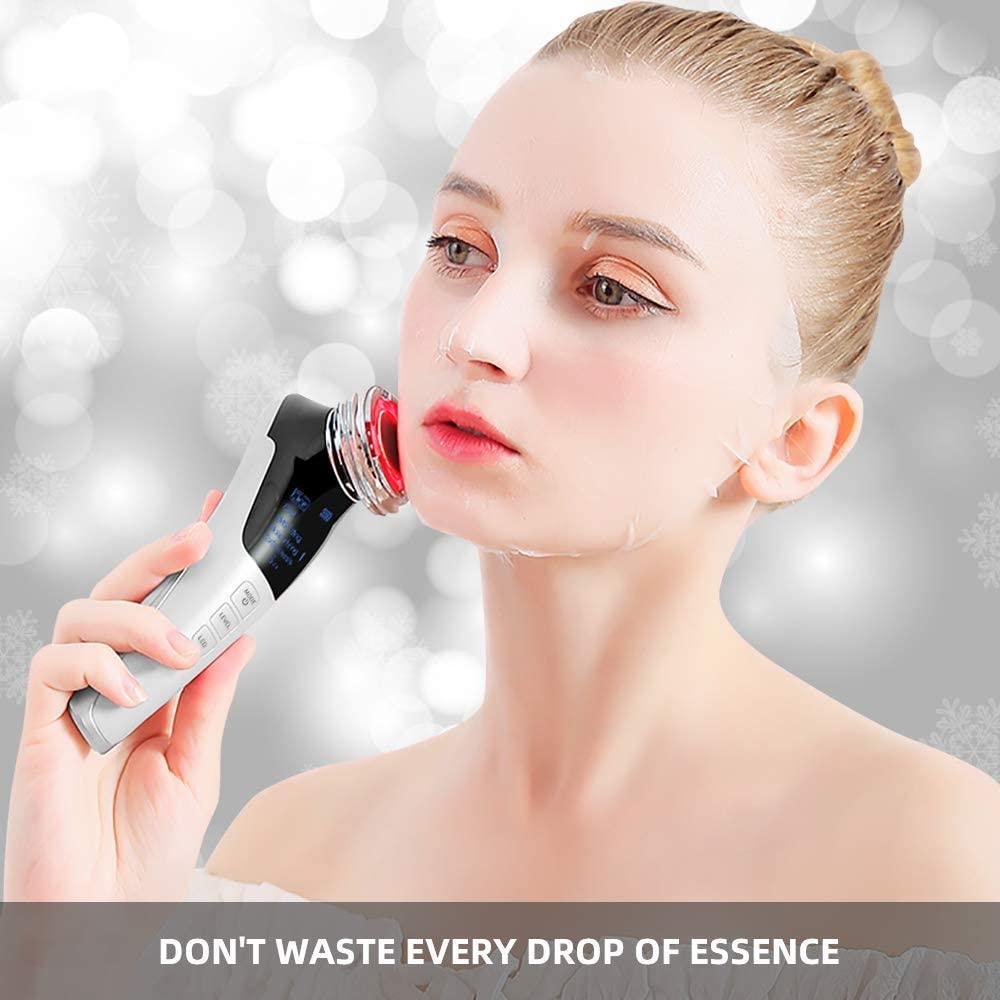 Facial Massager Ultrasonic Vibration Wrinkle Remover Anti-Ageing - VirtuousWares:Global