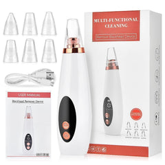 Facial Pore Cleaner Blackhead Remover Vacuum Suction Cleaner Pore Acne - VirtuousWares:Global