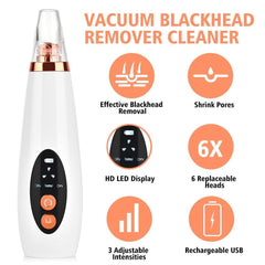 Facial Pore Cleaner Blackhead Remover Vacuum Suction Cleaner Pore Acne - VirtuousWares:Global