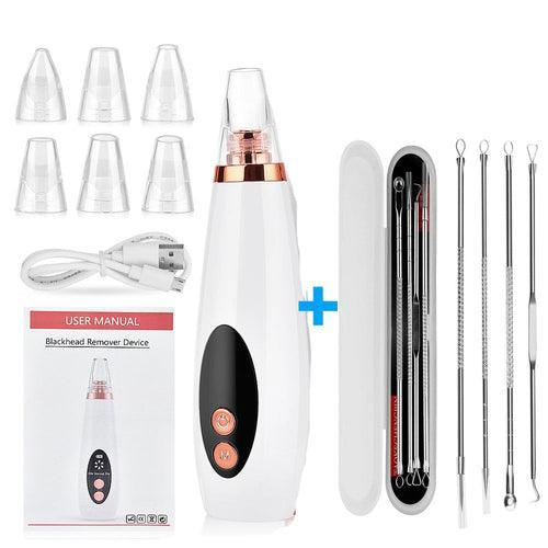 Facial Pore Cleaner Blackhead Remover Vacuum Suction Cleaner Pore Acne - VirtuousWares:Global
