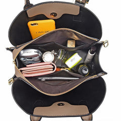 Fashion Casual Solid Color Messenger Handbag For Ladies - VirtuousWares:Global
