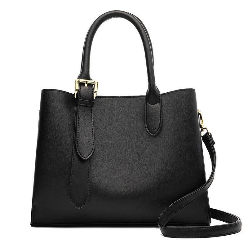 Fashion Casual Solid Color Messenger Handbag For Ladies - VirtuousWares:Global