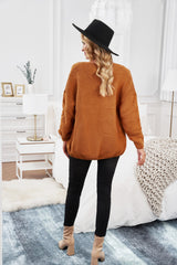 Fashion Khkai Chunky Wide Long Sleeve Knit Cardigan - VirtuousWares:Global